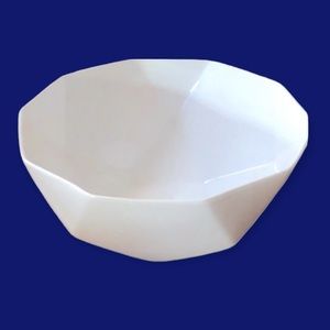 Large Ceramic salad bowl white ceramic NWOT